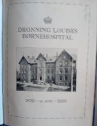 Billede af bogen Dronning Louises  Børnehospital 1879 - 16. juni - 1929