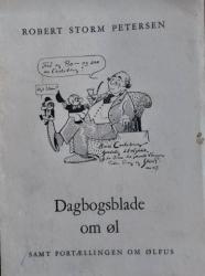 Billede af bogen Dagbogsblade om øl samt fortællingen om Ølfus