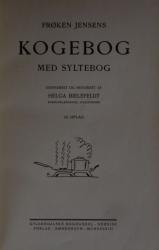 Billede af bogen Frøken Jensens kogebog med syltebog