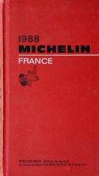 Billede af bogen 1988 Michelin - France