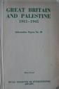 Billede af bogen Great Britain and Palestine 1915-1945