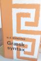 Billede af bogen Græsk syntax