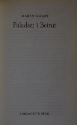 Billede af bogen Paladset I Beirut