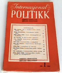 Billede af bogen Internasjonal Politikk - Nr. 1 1964