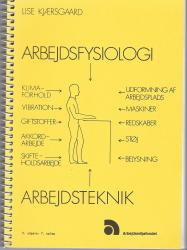 Billede af bogen Arbejdsfysiologi - arbejdsteknik