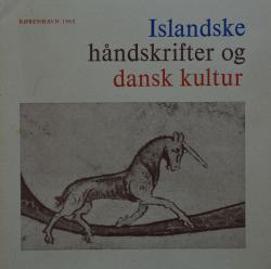 Billede af bogen Islandske håndskrifter og dansk kultur