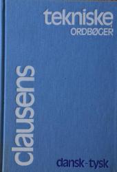 Billede af bogen Clausens tekniske ordbøger - dansk -tysk 