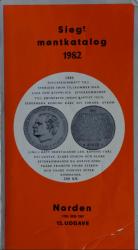 Billede af bogen Siegs møntkatalog 1982