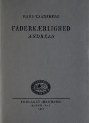 Billede af bogen Faderkærlighed - Andreas