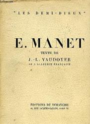 Billede af bogen E. Manet - Collection Les Demi-Dieux 
