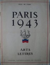 Billede af bogen Paris 1943 - Arts, Lettres 