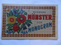 Billede af bogen Moderna Mönster och Monogram