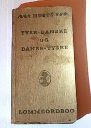 Billede af bogen Høst's tysk-danske og dansk-tyske lommeordbog