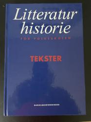 Billede af bogen Litteraturhistorie for folkeskolen - tekster