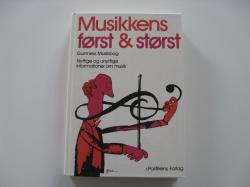 Billede af bogen Musikkens først & størst.  -  Guinness Musikbog.