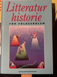 Billede af bogen Litteraturhistorie for folkeskolen  