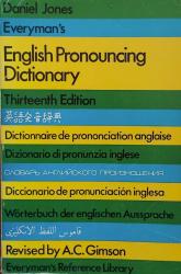 Billede af bogen Everyman’s English Pronouncing Dictionary