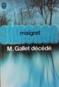 Billede af bogen M. Gallet décédé: Le Commissaire Maigret