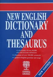 Billede af bogen New English Dictionary and Thesaurus