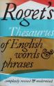 Billede af bogen Roget’s Thesaurus of English Words and Phrases 