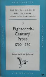 Billede af bogen Eighteenth -Century Prose 1700-1780 - Volume III