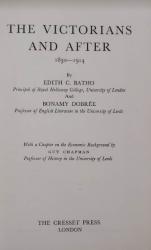 Billede af bogen The Victorians and After 1830-1914: Introductions to English Literature - Volume IV