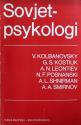 Billede af bogen Sovjetpsykologi