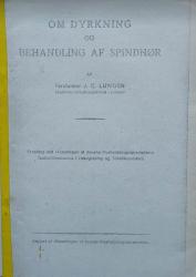 Billede af bogen Om dyrkning og behandling af spindhør