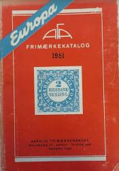 Billede af bogen AFA – Europa Frimærkekatalog 1951