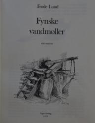 Billede af bogen Fynske vandmøller
