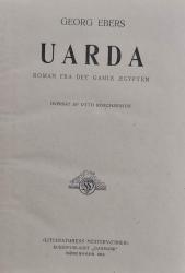 Billede af bogen Uarda - Roman fra det gamle Ægypten -Bind 1-3 (i én bog)