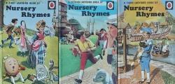 Billede af bogen A First Ladybird Book of Nursery Rhymes + A Second Ladybird Book of Nursery Rhymes + A Third Ladybird Book of Nursery Rhymes (3 books) 