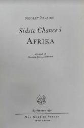 Billede af bogen Sidste Chance i Afrika