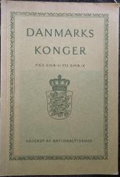 Billede af bogen Danmarks konger fra Chr. 1. til Chr. X