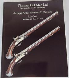 Billede af bogen Antique Arms, Armour & Militaria. December 2009 Auction