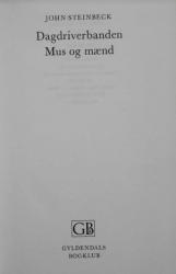 Billede af bogen Dagdriverbanden & Mus og mænd  