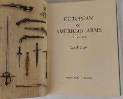 Billede af bogen European & American Arms, C. 1100-1850