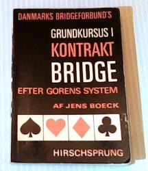 Billede af bogen Danmarks Bridgeforbund´s grundkursus i kontraktbridge efter Gorens system