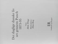 Billede af bogen Det daglige danske liv set gennem Punch 1873-95