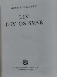 Billede af bogen Liv giv os svar