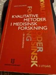 Billede af bogen Kvalitative metoder i medicinsk forskning