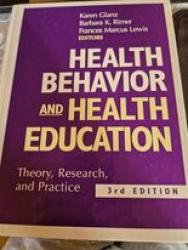 Billede af bogen Health behavior and Health education - theory, research and practice