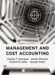 Billede af bogen Management and Cost Accounting