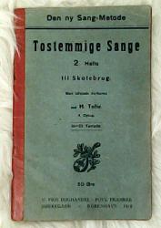 Billede af bogen Tostemmige Sange