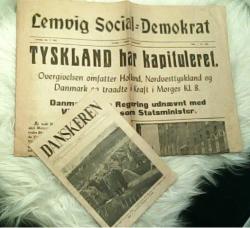 Billede af bogen Lemvig Social-Demokrat - Lørdag den 5. Maj 1945