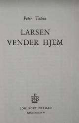 Billede af bogen Larsen vender hjem