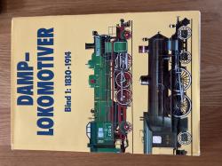 Billede af bogen Damplokomotiver  1.Bind 1830 - 1914  2. Bind 1914 - 1958