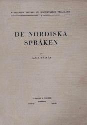 Billede af bogen De Nordiska språken