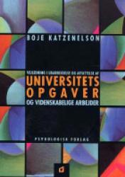 Billede af bogen Vejledning i udarbejdelse og affattelse af universitetsopgaver og videnskabelige arbejder