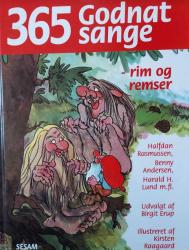 Billede af bogen 365 Godnatsange -rim og remser